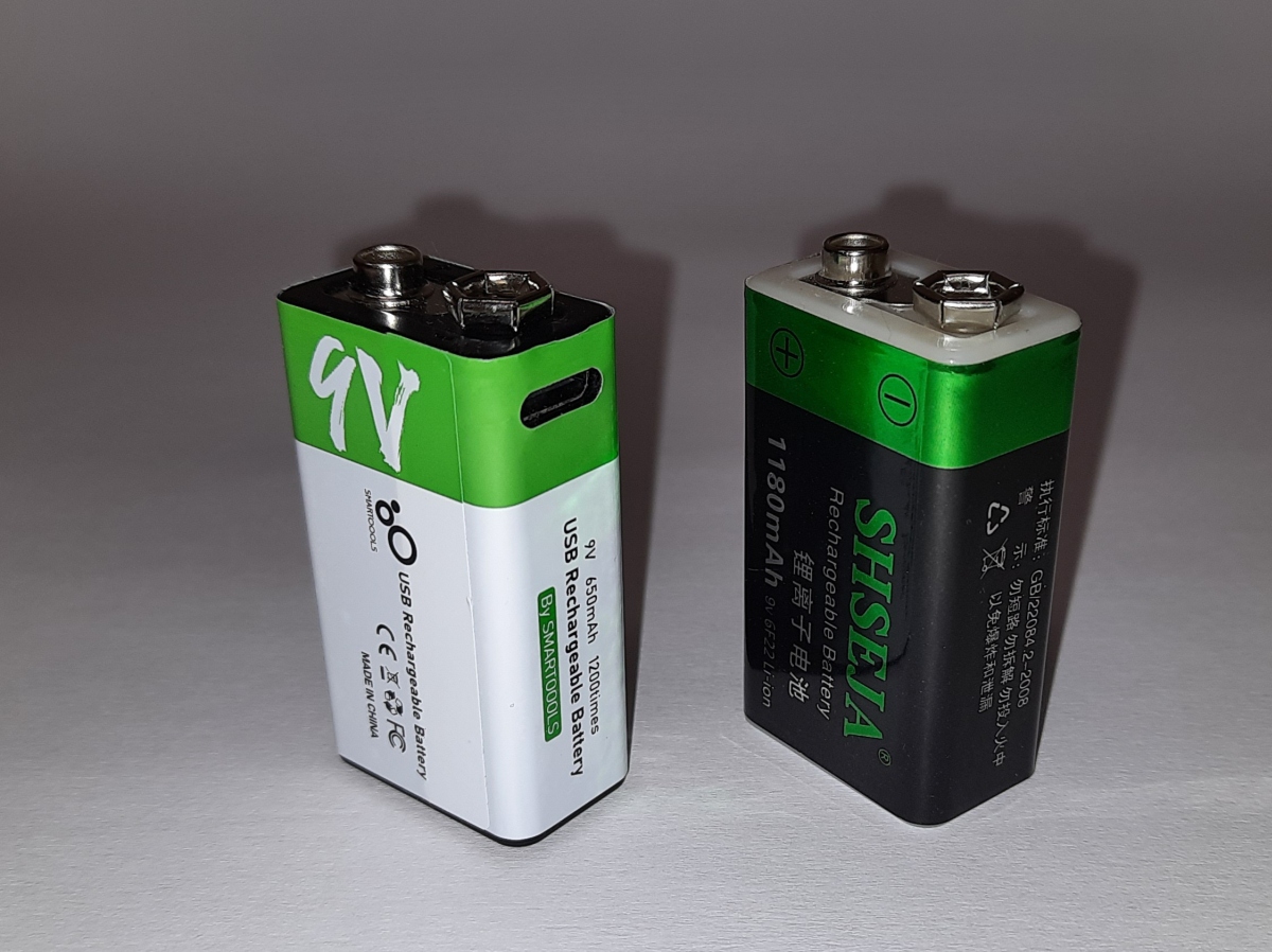 Baterie 9V Li-ion Shseja Smartooons AliExpress