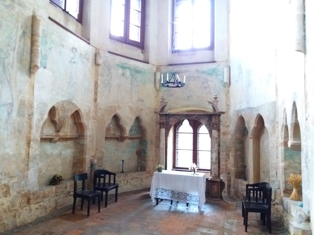 Hrad Houska - Interiér hradní kaple